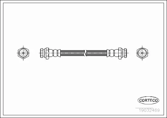 CORTECO PRZEWÓD HAMULCOWY 19032469 