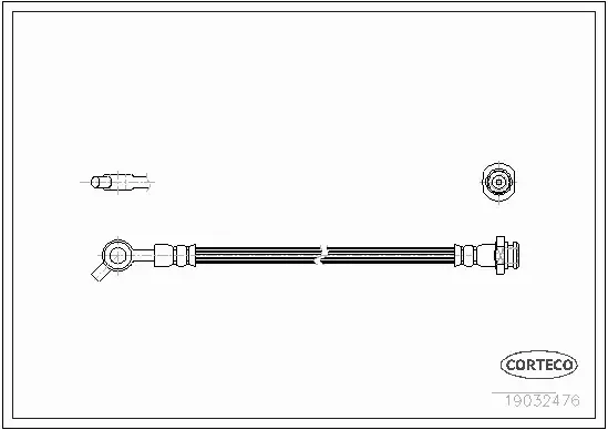 CORTECO PRZEWÓD HAMULCOWY 19032476 