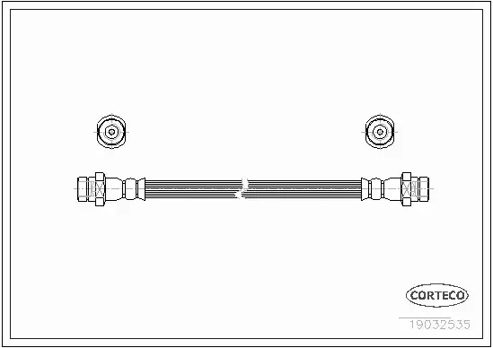 CORTECO PRZEWÓD HAMULCOWY 19032535 