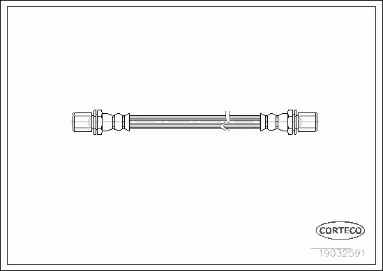 CORTECO PRZEWÓD HAMULCOWY 19032591 