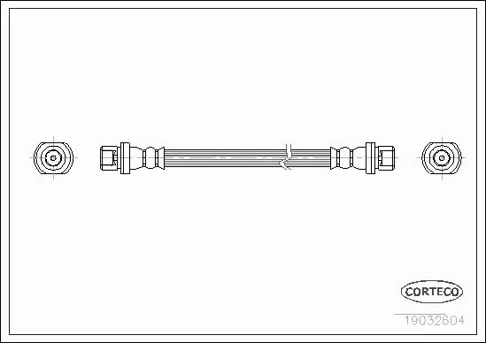 CORTECO PRZEWÓD HAMULCOWY 19032604 