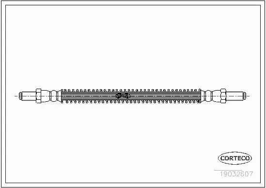 CORTECO PRZEWÓD HAMULCOWY 19032607 