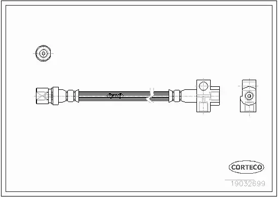 CORTECO PRZEWÓD HAMULCOWY 19032699 