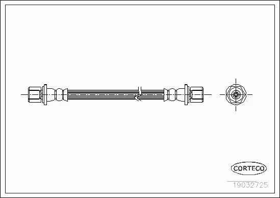 CORTECO PRZEWÓD HAMULCOWY 19032725 