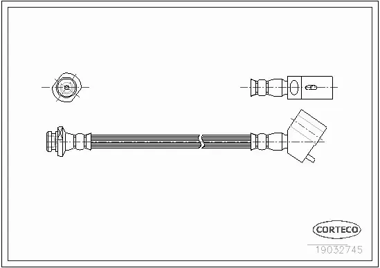 CORTECO PRZEWÓD HAMULCOWY 19032745 