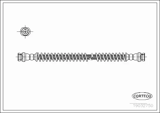 CORTECO PRZEWÓD HAMULCOWY 19032750 