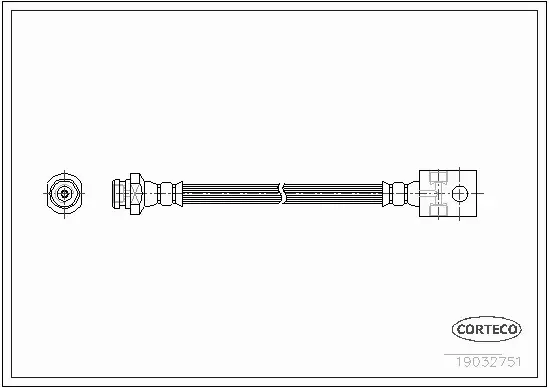 CORTECO PRZEWÓD HAMULCOWY 19032751 