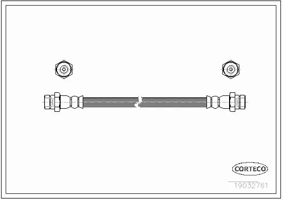 CORTECO PRZEWÓD HAMULCOWY 19032761 