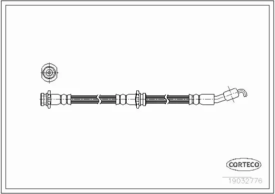 CORTECO PRZEWÓD HAMULCOWY 19032776 