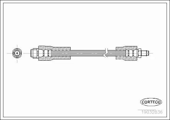 CORTECO PRZEWÓD HAMULCOWY 19032836 
