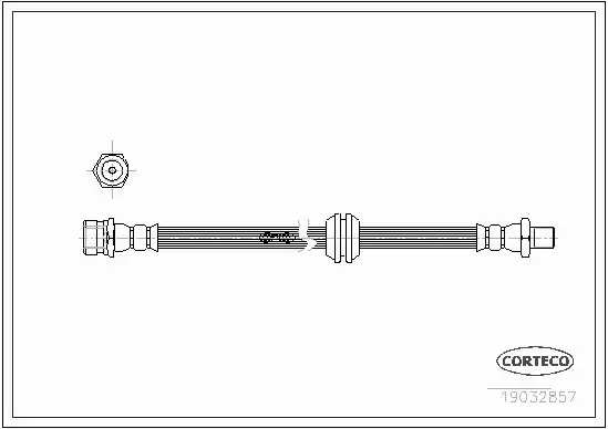 CORTECO PRZEWÓD HAMULCOWY 19032857 