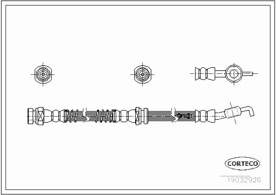 CORTECO PRZEWÓD HAMULCOWY 19032926 