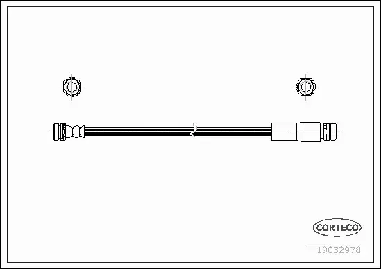 CORTECO PRZEWÓD HAMULCOWY 19032978 