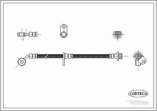 CORTECO PRZEWÓD HAMULCOWY 19032992 