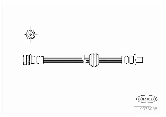 CORTECO PRZEWÓD HAMULCOWY 19033008 