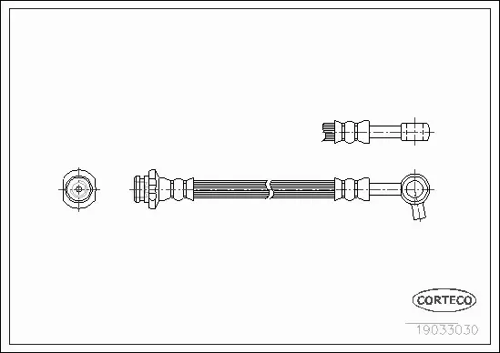 CORTECO PRZEWÓD HAMULCOWY 19033030 