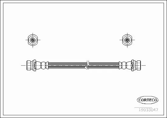 CORTECO PRZEWÓD HAMULCOWY 19033047 