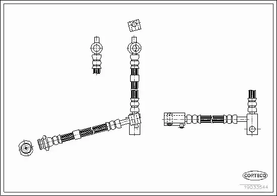 CORTECO PRZEWÓD HAMULCOWY 19033544 