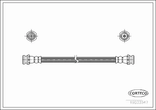 CORTECO PRZEWÓD HAMULCOWY 19033547 