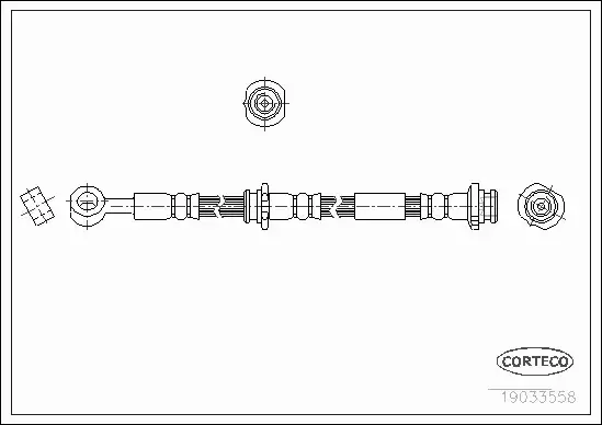 CORTECO PRZEWÓD HAMULCOWY 19033558 