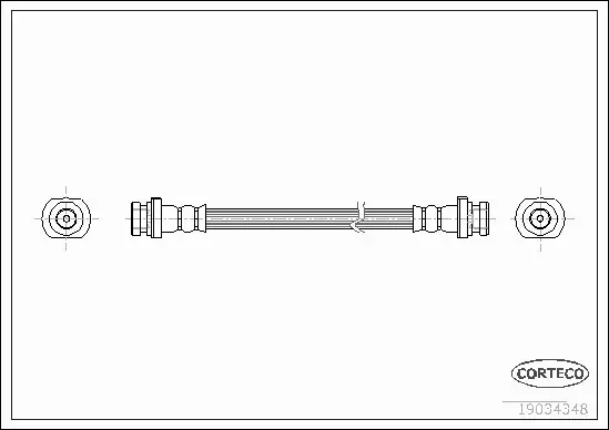 CORTECO PRZEWÓD HAMULCOWY 19034348 