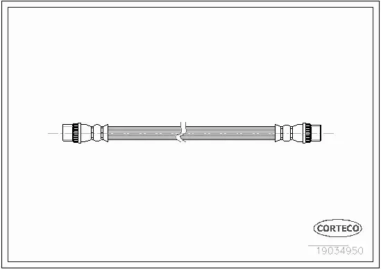 CORTECO PRZEWÓD HAMULCOWY 19034950 