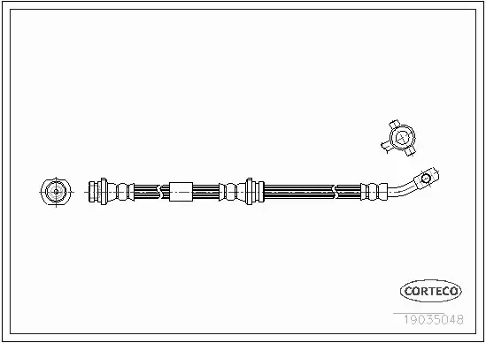 CORTECO PRZEWÓD HAMULCOWY 19035048 