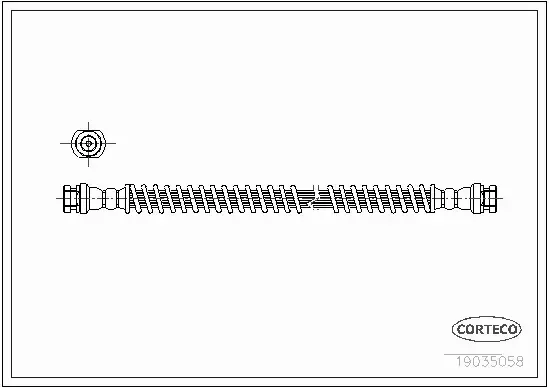 CORTECO PRZEWÓD HAMULCOWY 19035058 