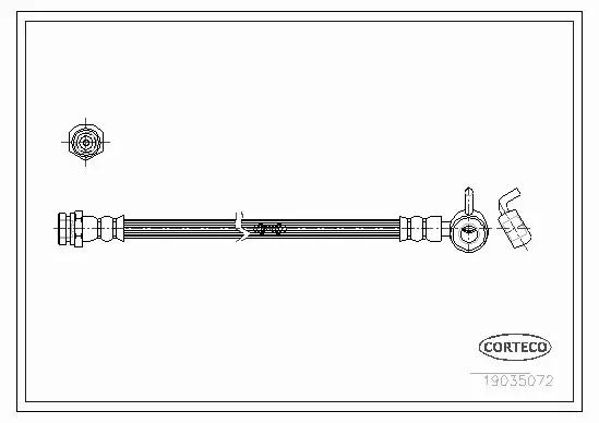 CORTECO PRZEWÓD HAMULCOWY 19035072 