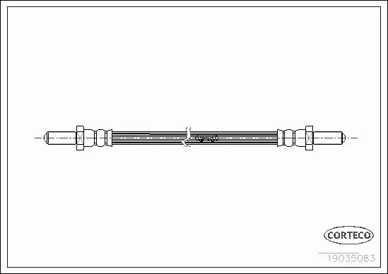 CORTECO PRZEWÓD HAMULCOWY 19035083 