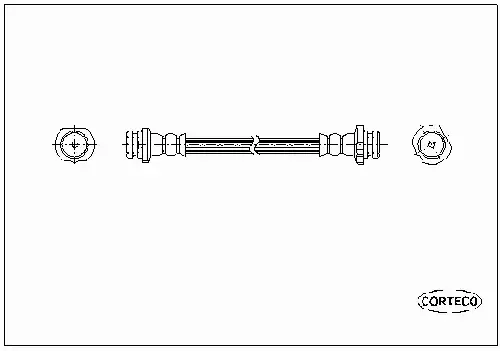CORTECO PRZEWÓD HAMULCOWY 19035098 