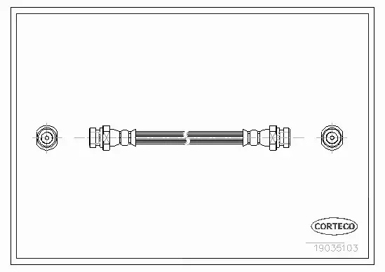 CORTECO PRZEWÓD HAMULCOWY 19035103 