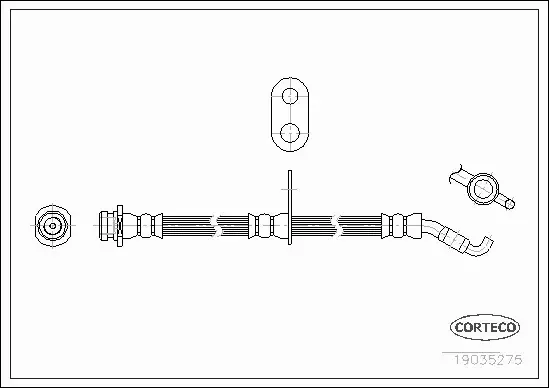 CORTECO PRZEWÓD HAMULCOWY 19035275 