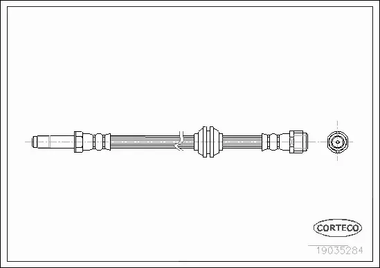 CORTECO PRZEWÓD HAMULCOWY 19035284 
