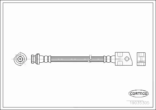CORTECO PRZEWÓD HAMULCOWY 19035305 