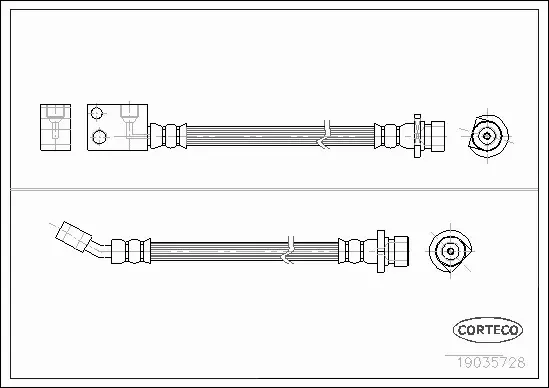 CORTECO PRZEWÓD HAMULCOWY 19035728 
