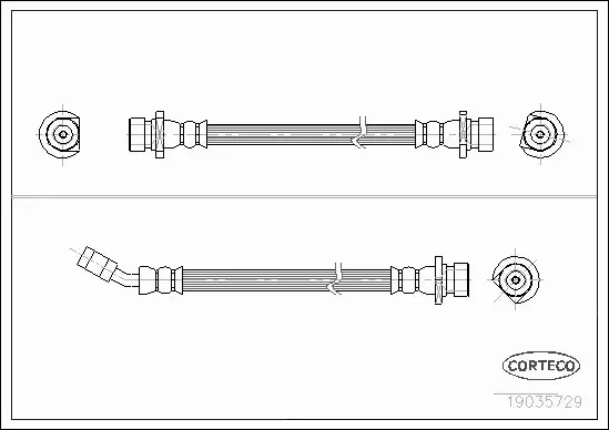 CORTECO PRZEWÓD HAMULCOWY 19035729 