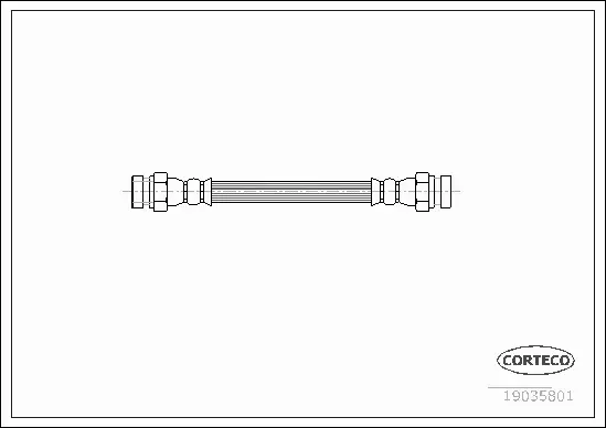CORTECO PRZEWÓD HAMULCOWY 19035801 