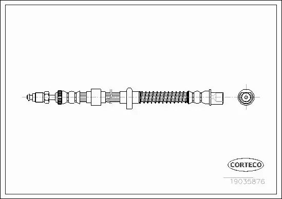 CORTECO PRZEWÓD HAMULCOWY 19035876 