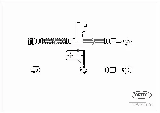 CORTECO PRZEWÓD HAMULCOWY 19035878 