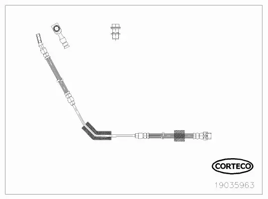 CORTECO PRZEWÓD HAMULCOWY 19035963 