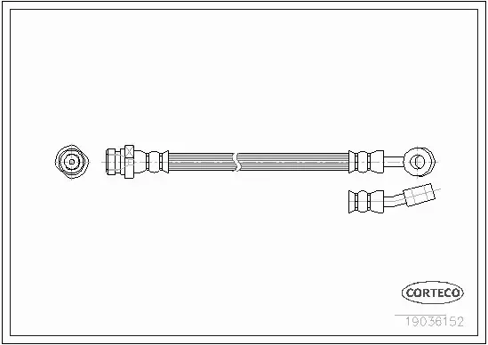 CORTECO PRZEWÓD HAMULCOWY 19036152 