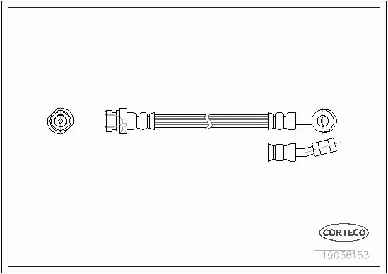 CORTECO PRZEWÓD HAMULCOWY 19036153 