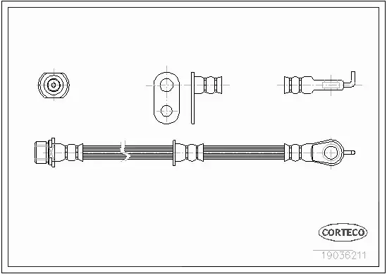 CORTECO PRZEWÓD HAMULCOWY 19036211 