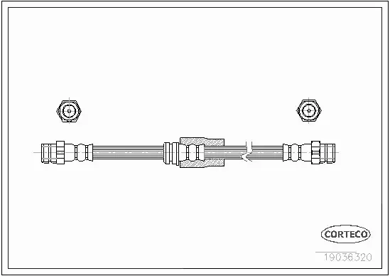 CORTECO PRZEWÓD HAMULCOWY 19036320 