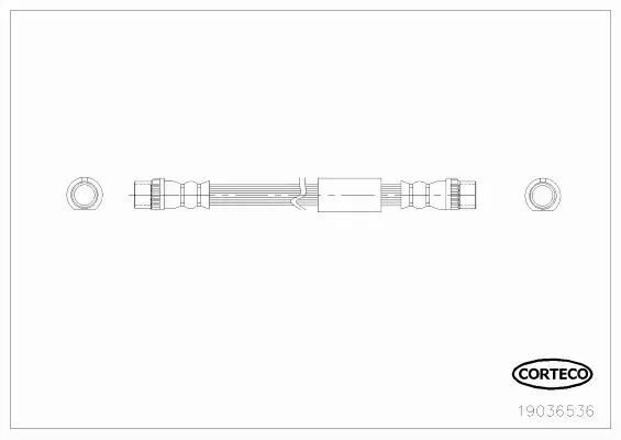 CORTECO PRZEWÓD HAMULCOWY 19036536 