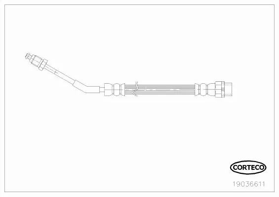 CORTECO PRZEWÓD HAMULCOWY 19036611 