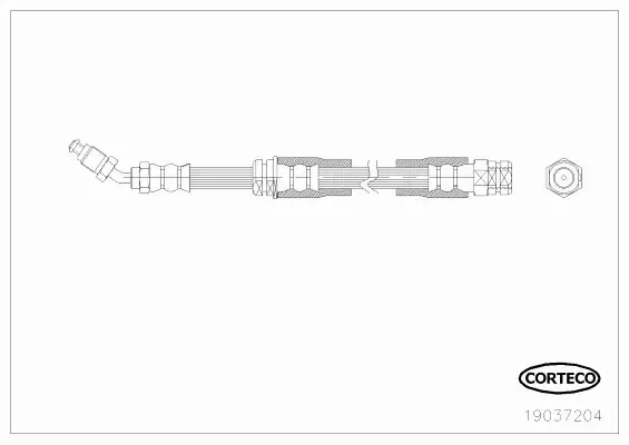 CORTECO PRZEWÓD HAMULCOWY 19037204 