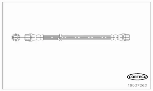 CORTECO PRZEWÓD HAMULCOWY 19037260 