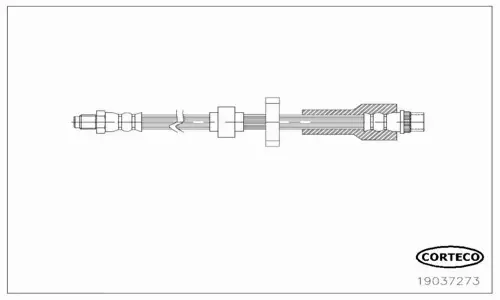 CORTECO PRZEWÓD HAMULCOWY 19037273 